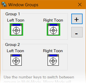 Window groups window